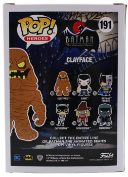 Funko PoP Clayface Figur Rückseite